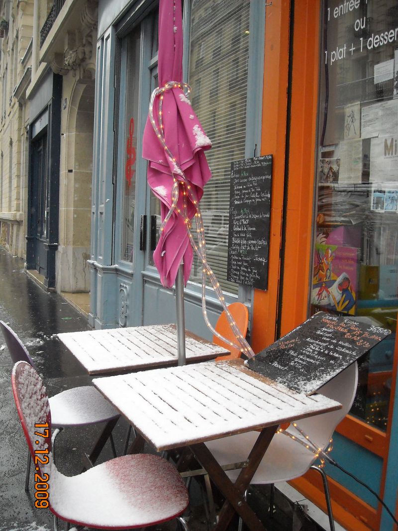 TERRASSE SOUS TERRASSE SOUS LA NEIGE